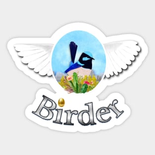 Birder, Bird Lover Sticker